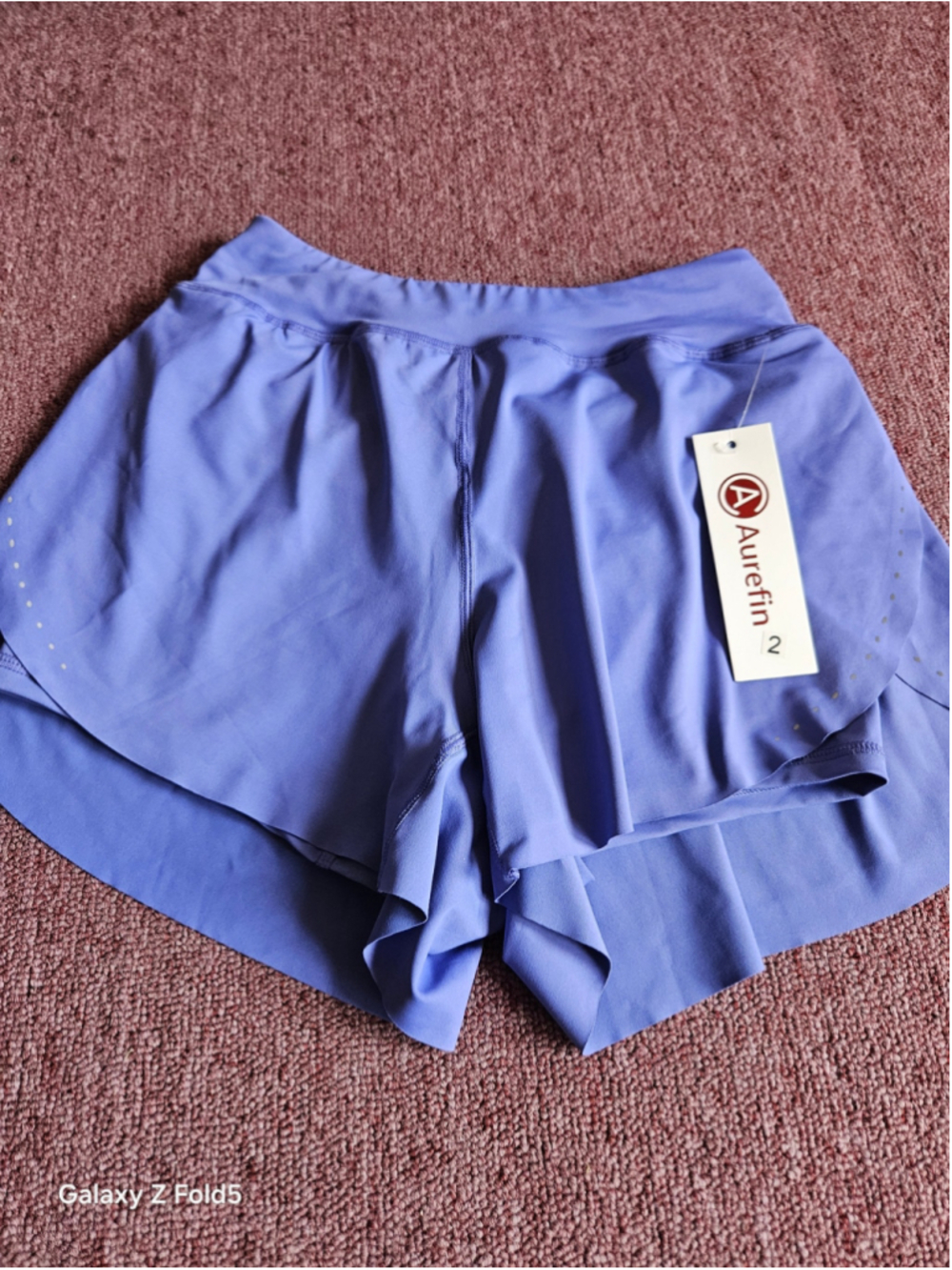 Women's Aurefin Athletic Shorts Size 2 Purple